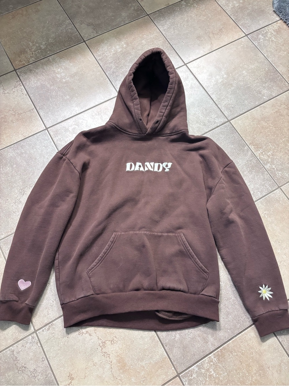 Dandy Worldwide Brown Hoodie